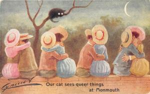 uk40197 our cats sees queer things at monmouth wales  uk novelty