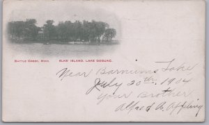 Battle Creek, Mich., Elks' Island, Lake Goguac - 1904