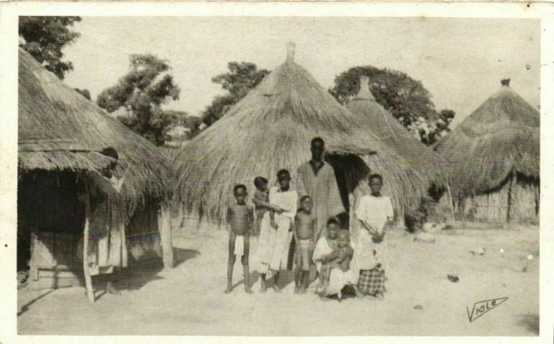 CPA AK Sénégal Afrique Dakar - Famille Ouoloff (68064)