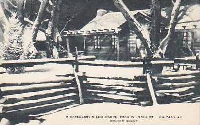 Illinois Chicago Mickelberrys Log Cabin Artvue