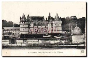 Old Postcard The castle Mesnieres