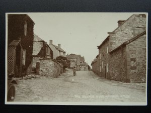 Derbyshire Bakewell OVER HADDON Main Street - Old RP Postcard