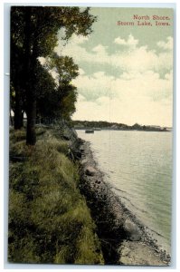 c1910 River View North Shore Storm Lake Iowa IA Antique Unposted Postcard