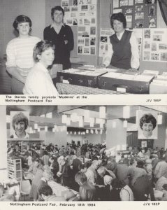 Nottingham Postcard Fair Famous Traders 1984 Postcard