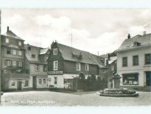 old rppc NICE VIEW Kaub - Caub - Rhineland-Palatinate Germany i3475