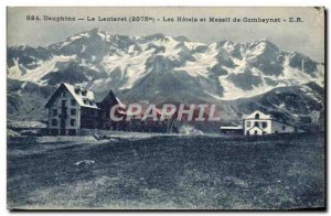 Old Postcard The Dauphine Lautaret Hotels And Massif From Combeynot