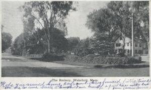 The Rockery Wakefield MA Mass c1907 Vintage Postcard E1