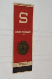 Stanford Union 20 Strike Matchbook Cover