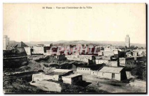 Old Postcard Taza view on the interior of the City