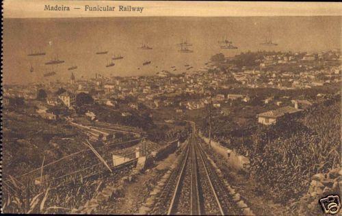 portugal MADEIRA Panorama Funicular Railway 1910s