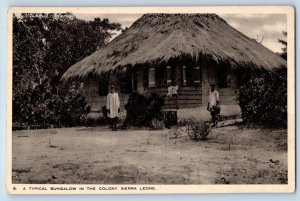 Sierra Leone Postcard A Typical Bungalow in the Colony c1920's Tuck Art