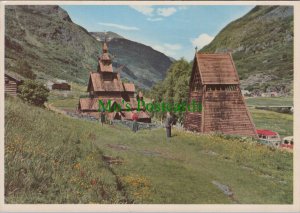 Norway Postcard - Stave Church at Borgund, Sogn  RR19098