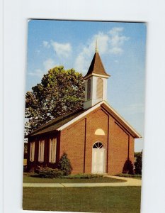 Postcard Danforth Chapel, Iowa City, Iowa