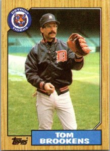 1987 Topps Baseball Card Pat Sheridan Detroit Tigers sk13731