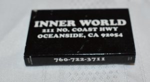 Inner World Oceanside California Matchbox