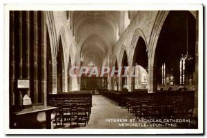 Postcard Interior Old St. Nicholas Cathderal Newcastle Upon Tyne