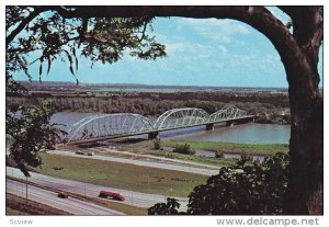 Missouri River Bridge , South Sioux City , Nebraska , 1940-60s