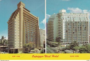 HONOLULU, Hawaii, PU-1977; Outrigger West Hotel, Surf Wing & Kuhio Wing