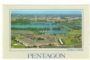 Pentagon Building, Arlington, Virginia, Vintage Chrome Aerial View Postcard #1