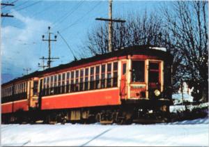 Interurban Car #1220 BC Electric Railway Vancouver British Columbia Postcard D37