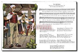 Old Postcard Singing Germany