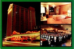 Las Vegas, NV Nevada  EL CORTEZ HOTEL & CASINO Downtown/Night/Slots 4X6 Postcard