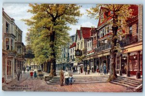 Royal Tunbridge Wells Kent England Postcard Ye Pantiles c1910 Unposted Antique