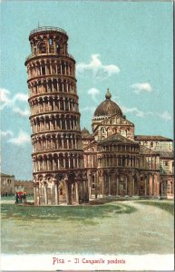 Italy Pisa Il Campanile Pendente Vintage Postcard 03.19