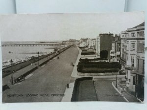 Vintage Postcard Kemptown Looking West Brighton 1919