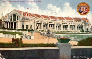 Expos Seattle 1909 Alaska Yukon Pacific Expo Manufacturers Building and Arcti...