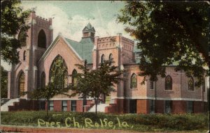 Rolfe Iowa IA Presbyterian Church c1910 Vintage Postcard