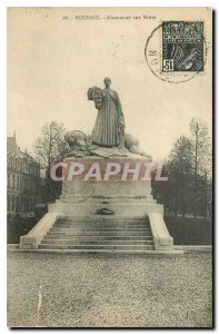 Old Postcard Roubaix War Memorial