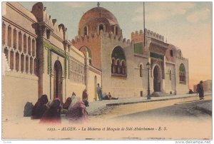 La Medersa Et Mosquee De Sidi-Abderhaman, Alger, Algeria, Africa, 1900-1910s