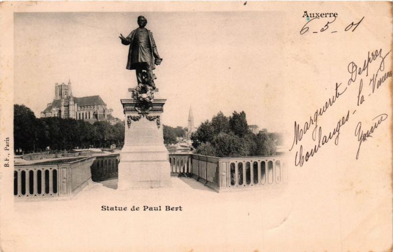 CPA AUXERRE - Statue de Paul Bert (658934)