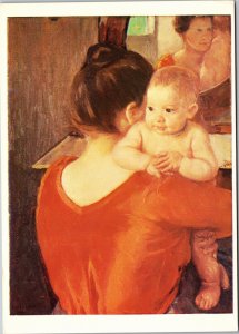 Postcard ART Mary Cassatt Mother and Child