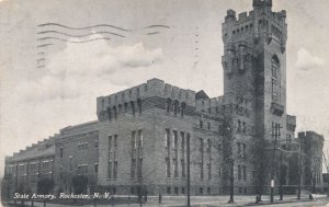 Rochester NY New York - State Armory Building on East Main Street - pm 1912 - DB