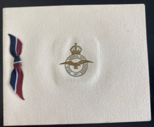 England Royal Air Force Christimas Wishes Card Military RAF WW2