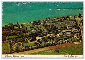 Oahu Hawaii HI Postcard Aerial View Polynesian Cultural Center Laie Island c1960