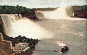 Vintage Postcard 1914 A General View Of The Scenic Falls The Simplicity Co. Pub.