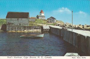 Lightouse At Neil's Harbour Cape Breton Nova Scotia Canada