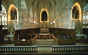 Vintage Postcard Intérieur De L'Eglise De L'Isle-Verte Quebec Canada