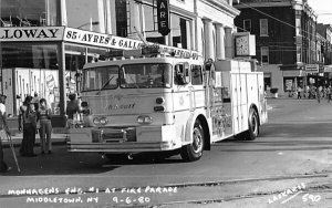 Monhagens Eng 1 at Fire Parage in Middletown, New York