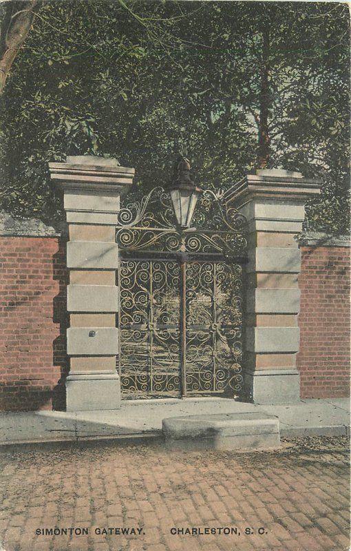 Albertype 1920s Charleston South Carolina Simonton Gateway postcard 5741