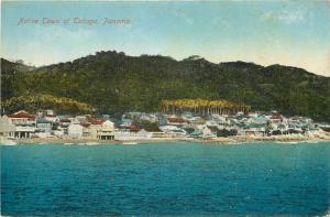 Postcard Native Town Of Taboga Island Panama Island Of Flowers