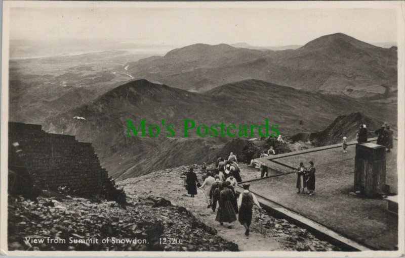 Wales Postcard - View From Summit of Snowdon  RS28193