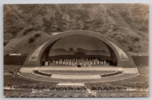 CA Hollywood Bowl RPPC c1920s California Real Photo Postcard T22