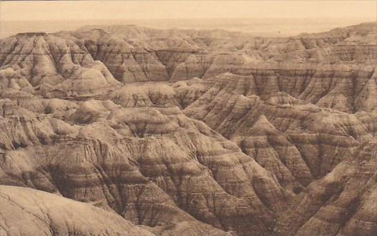 Big Foot Pass Badlands Nat Monument South Dakota Albertype