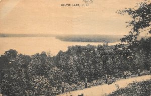 Culver Lake New Jersey View Of Lake Culver, Divided Back Vintage Postcard U11238