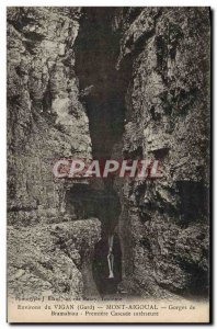 Old Postcard surroundings Vigan Aigoual Gorges Bramabiau Premiere indoor wate...