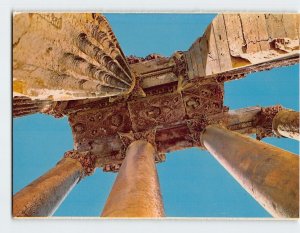 Postcard Details of Ceiling of Bacchus Temple, Baalbek, Lebanon